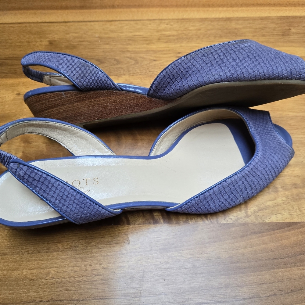 Talbot's leather sandles. Lilac. 9B - Picture 10 of 13